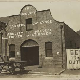 Print - The Poultry Farmers Exchange, Quay Street Haymarket, 1909