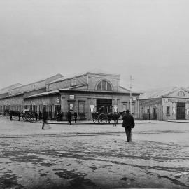 Print - Old Belmore Markets Haymarket, circa 1909