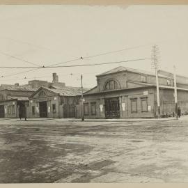 Print - Old Belmore Produce Markets, Pitt and Hay Streets Haymarket, 1909