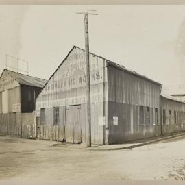 Print - Bamwell and Vincents Engineering Works, Hay Street Haymarket, 1910