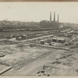 Print - Clearing work preparing for the City Municipal Fruit Market Building Number 3, Hay and Quay Streets and Ultimo Road Haymarket, 1910