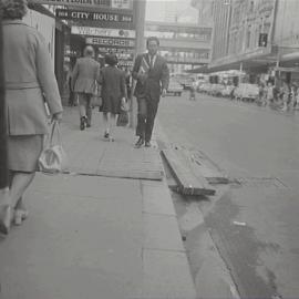 Driveway entrance, Pitt Street Sydney, 1973