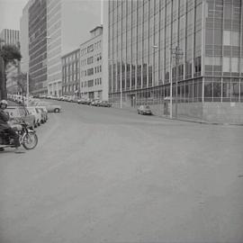 View from Opera House site, Macquarie Street Sydney, 1973