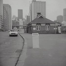 View from Opera House site, Circular Quay East Sydney, 1973