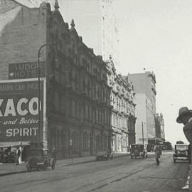 Advertisement for Texaco, the New and Better Motor Spirit, Elizabeth Street Sydney, 1933