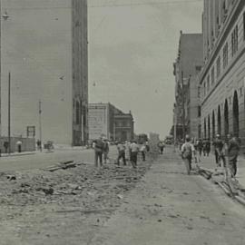 Road widening and extension projects Elizabeth Street, 1933