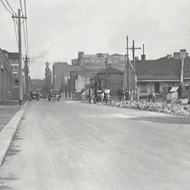 Reconstruction of Bay Street Ultimo, 1936