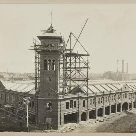 Print - Construction of the City Municipal Fruit Market Building Number 3, Hay and Quay Streets Haymarket, 1914