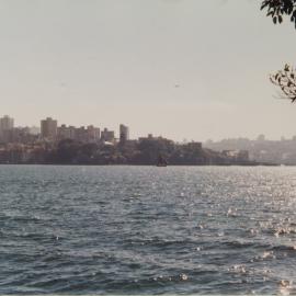 Sydney Harbour looking towards Kirribilli, Sydney, 1986