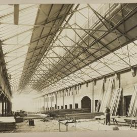 Print - Construction of the City Municipal Fruit Market Building Number 3, Hay and Quay Streets Haymarket, 1911