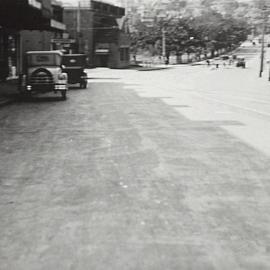 Bayswater Road after reconstruction, Rushcutters Bay (Kings Cross), 1932