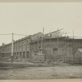 Print - Construction of the City Municipal Fruit Market Building Number 3, Hay and Quay Streets Haymarket, 1912