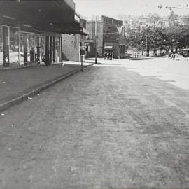 Bayswater Road, after reconstruction of the northern side, Rushcutters Bay (Kings Cross), 1929
