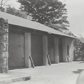 Garages on Billyard Avenue Elizabeth Bay, 1940
