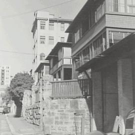 Residential buildings on Billyard Avenue Elizabeth Bay (Kings Cross), 1940