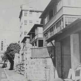 Residential buildings on Billyard Avenue Elizabeth Bay, 1940