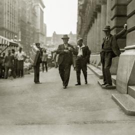 Kiosks on Martin Place Sydney, 1935