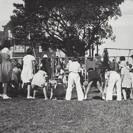 Moore Park Playground, Moore Park Road and Anzac Parade Moore Park, 1936