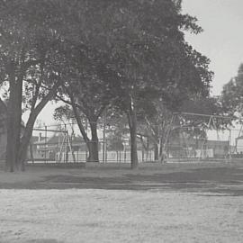 Moore Park playground, Moore Park Road and Anzac Parade, Moore Park, 1936