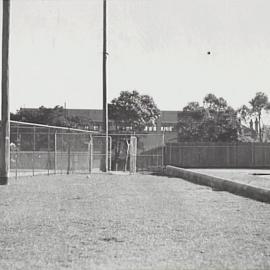 Tennis courts, Moore Park Children's Playground, Moore Park Road and Anzac Parade, 1936