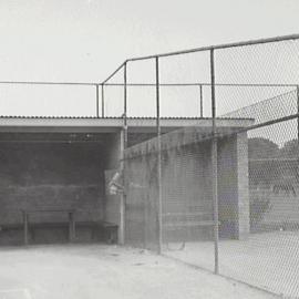 Weather shelter at the Moore Park Children's Playground, Moore Park Road and Anzac Parade, 1936