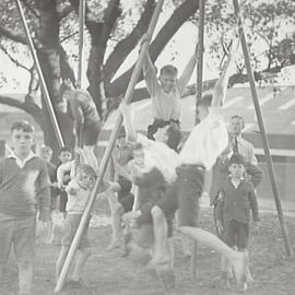 Children playing at Moore Park Children's Playground Moore Park 1936