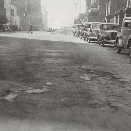 Reconstruction of Macquarie Street Sydney, circa 1934