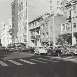 Street view, Macquarie Street Sydney, 1960