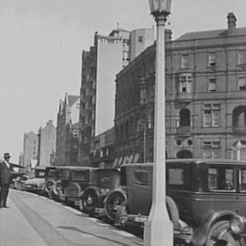 A new experimental light standard on Macquarie Street Sydney, 1926