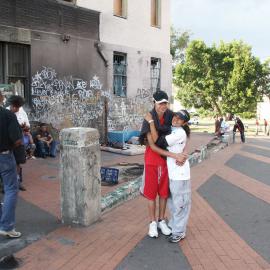 Young people on Eveleigh Street Redfern, 2003