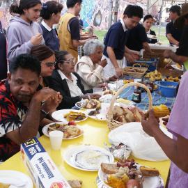 Farewell feast for Auntie Joyce Ingram, Eveleigh Street Redfern, 2004