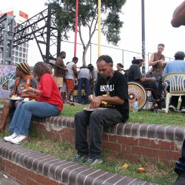 Guest at the farewell to Auntie Joyce Ingram, Eveleigh Street Redfern, 2004