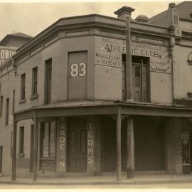 Bill McConnell's Athletic Club, Abercrombie Street Chippendale, circa 1940
