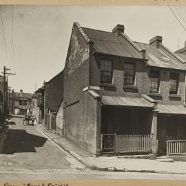 Print - Buildings from corner of Brisbane and Poplar Streets Surry Hills, 1928