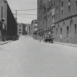 Balfour Street Chippendale, after reconstruction, 1936