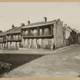 Print - Terrace houses in Brisbane Street Surry Hills, 1928