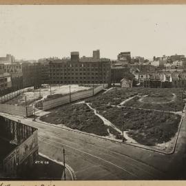 Print - Square between Hunt, East and Upton Streets Surry Hills, 1928