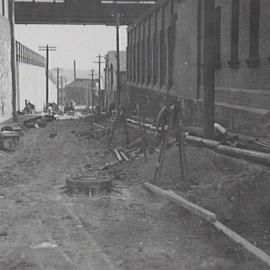 Reconstruction of Bowman Street, Pyrmont, 1932