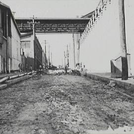 Reconstruction of Bowman Street, Pyrmont, 1932