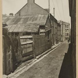 Print - Buildings along Robin Hood Lane Surry Hills, 1928