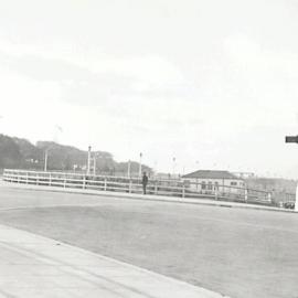 Bradfield Highway and Sydney Harbour Bridge, Millers Point, 1937