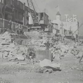 Excavation of York Street North The Rocks, 1941