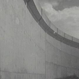 Completed retaining wall, Bradfield Highway The Rocks, 1941