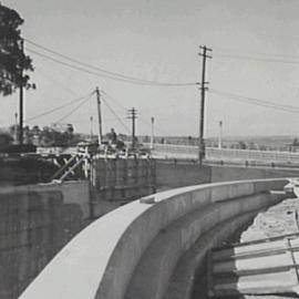 Walls, Circular Cut at Millers Point, 1941