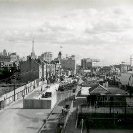 Excavation of roadway, York Street North The Rocks, 1941