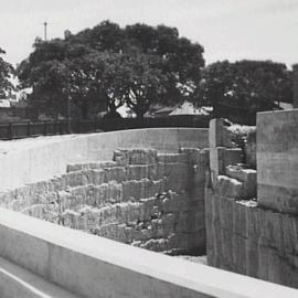 Circular Cut retaining walls, near the Bradfield Highway Millers Point, 1941