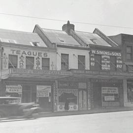 Shops on George Street West (Broadway), circa 1935