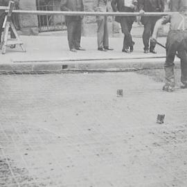 Road reconstruction, Bridge Street Sydney, 1932