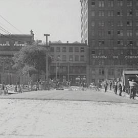 Resurfacing, Carrington Street Sydney, 1932