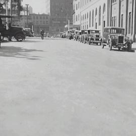 Reconstructed road, Carrington Street Sydney, 1932